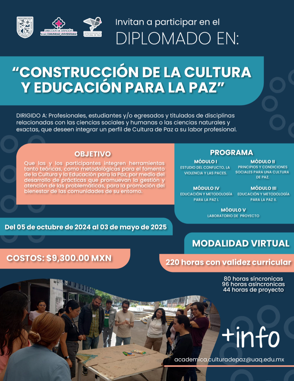 Diplomado En “construcción De La Cultura Y Educación Para La Paz” Centro Universitario De